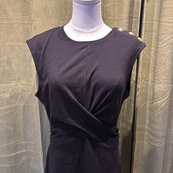 NWT Derek Lam IO Crossby front twist back sleeveless dress, L - Picture 2 of 9